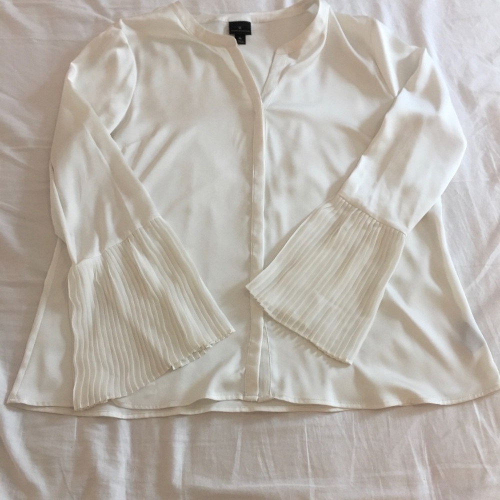 White Silky Top